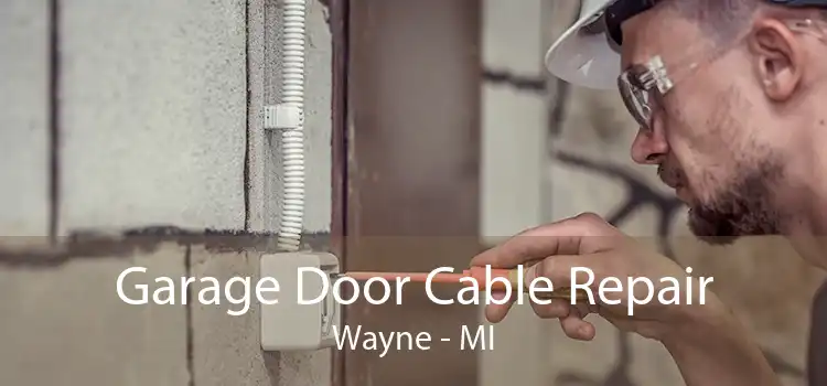 Garage Door Cable Repair Wayne - MI