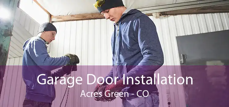 Garage Door Installation Acres Green - CO