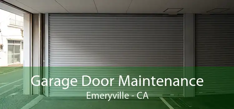 Garage Door Maintenance Emeryville - CA