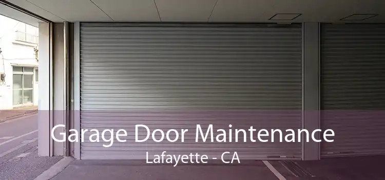 Garage Door Maintenance Lafayette - CA
