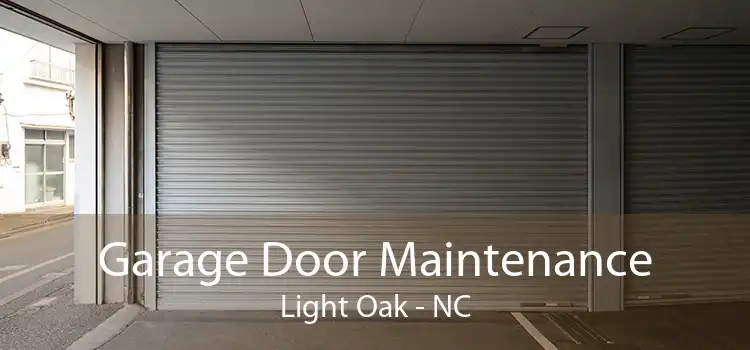 Garage Door Maintenance Light Oak - NC