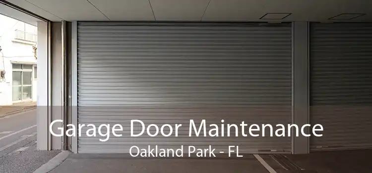 Garage Door Maintenance Oakland Park - FL