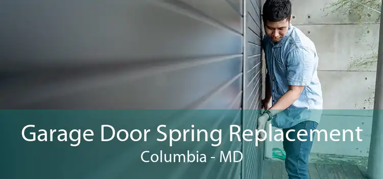 Garage Door Spring Replacement Columbia - MD