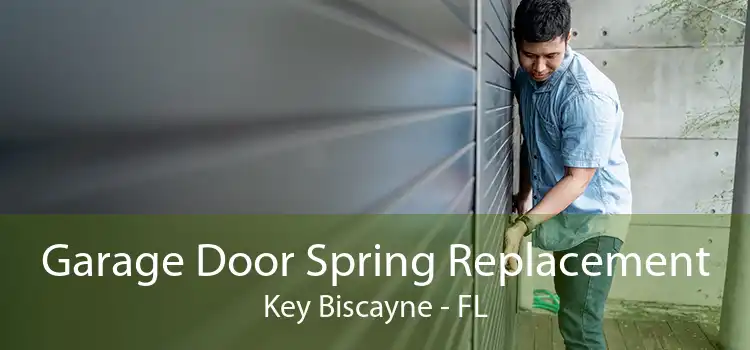 Garage Door Spring Replacement Key Biscayne - FL