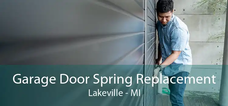 Garage Door Spring Replacement Lakeville - MI